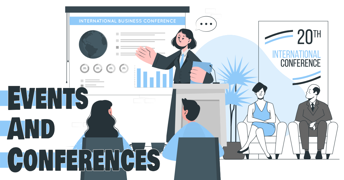 Attending industry events and conferences