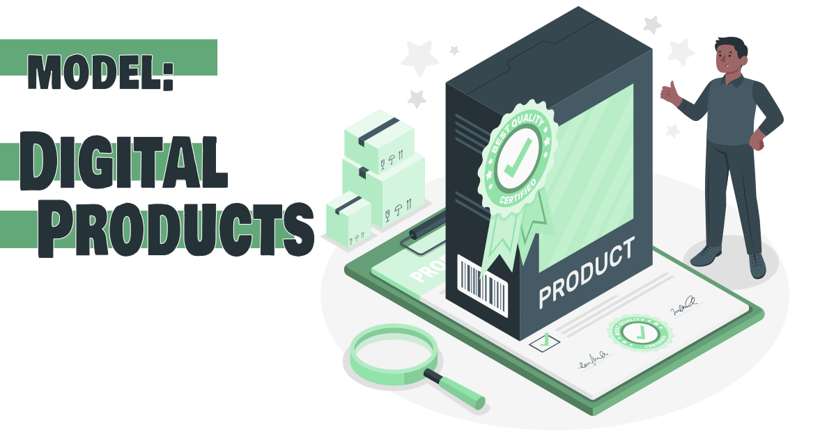 Digital product sales model